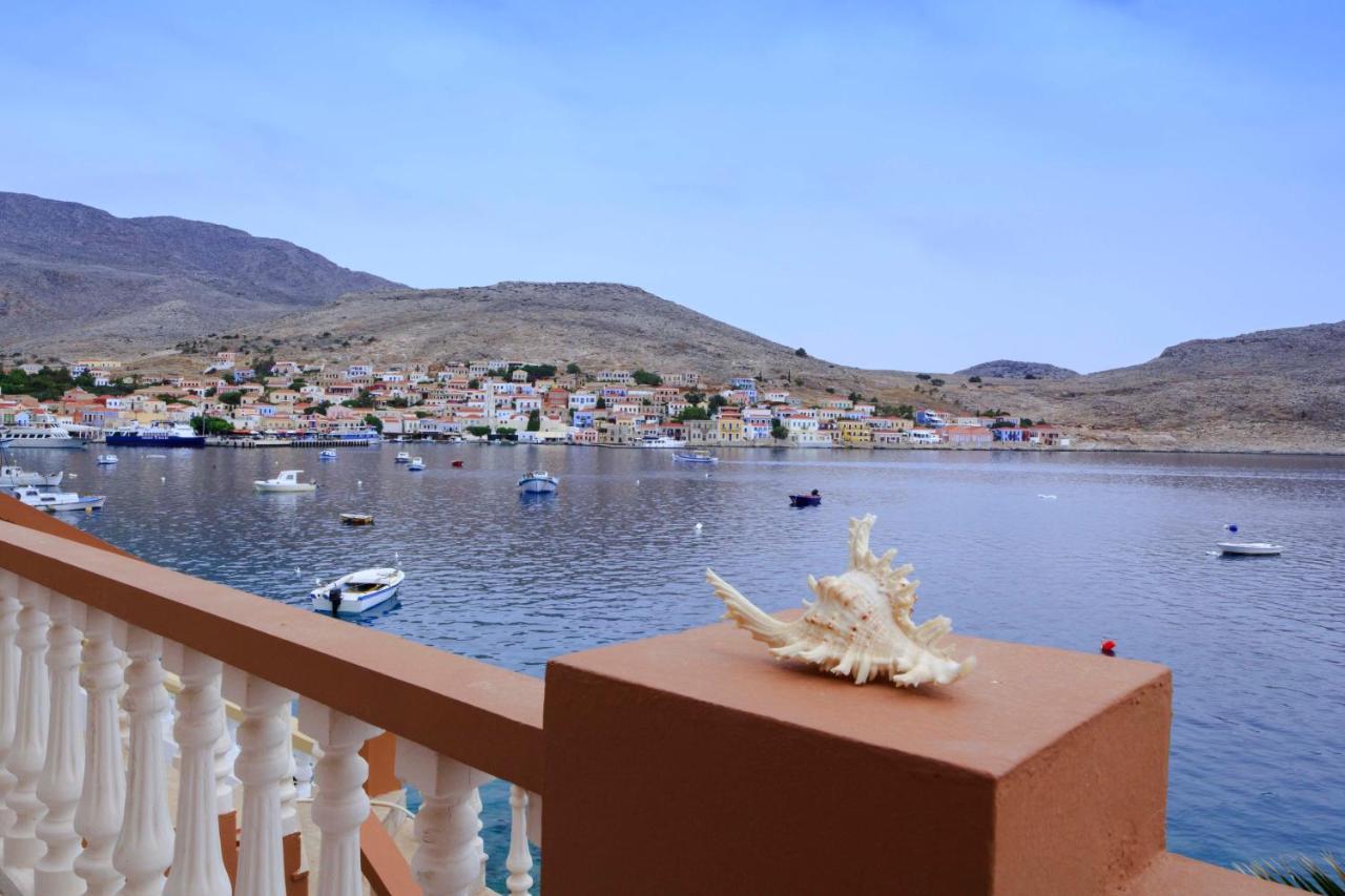 Villa Skiadeni Chalki Town ภายนอก รูปภาพ