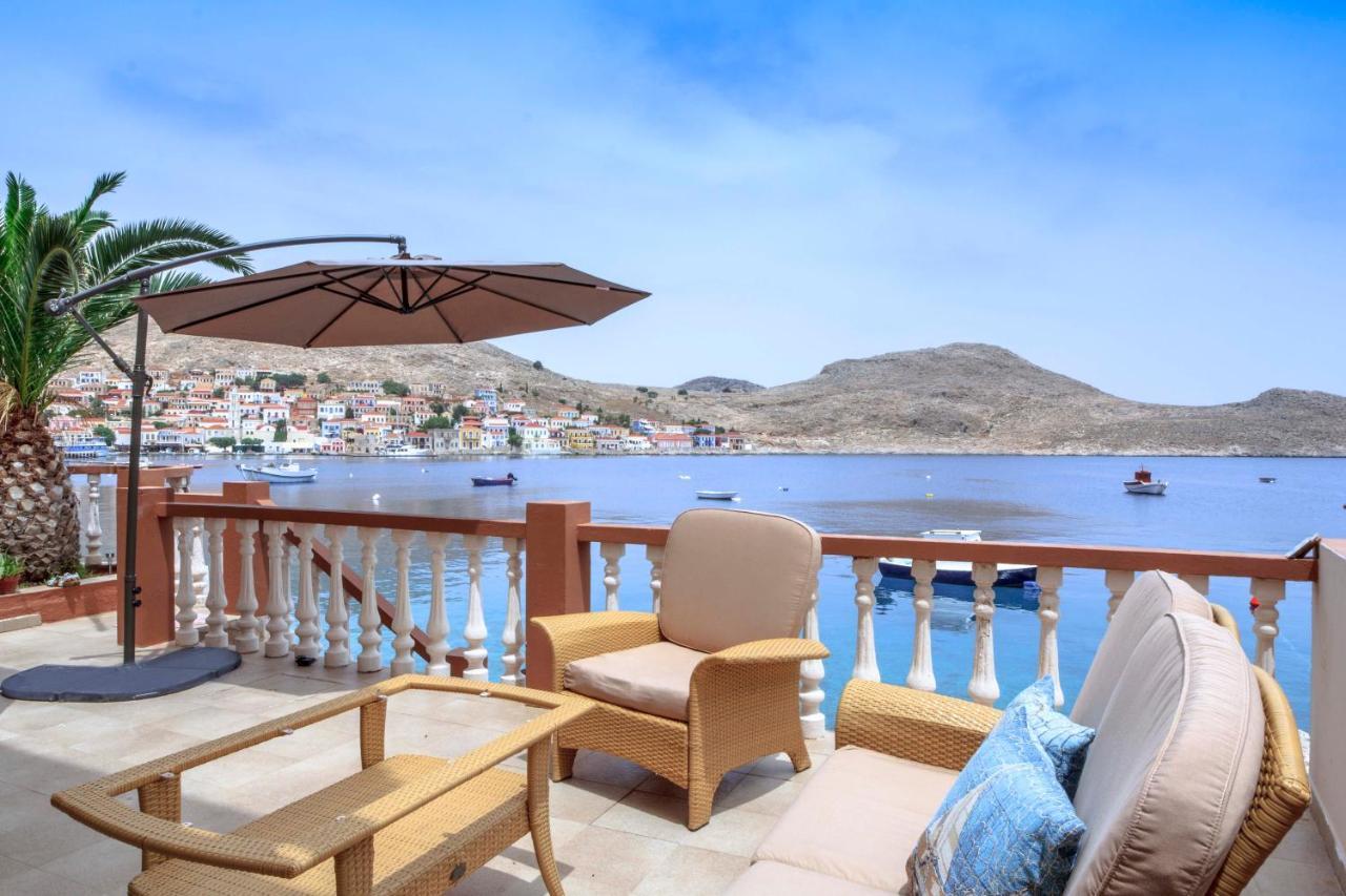 Villa Skiadeni Chalki Town ภายนอก รูปภาพ